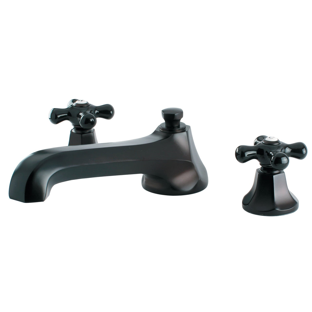 Duchess KS4305PKX Two-Handle 3-Hole Deck Mount Roman Tub Faucet, Oil Rubbed Bronze
