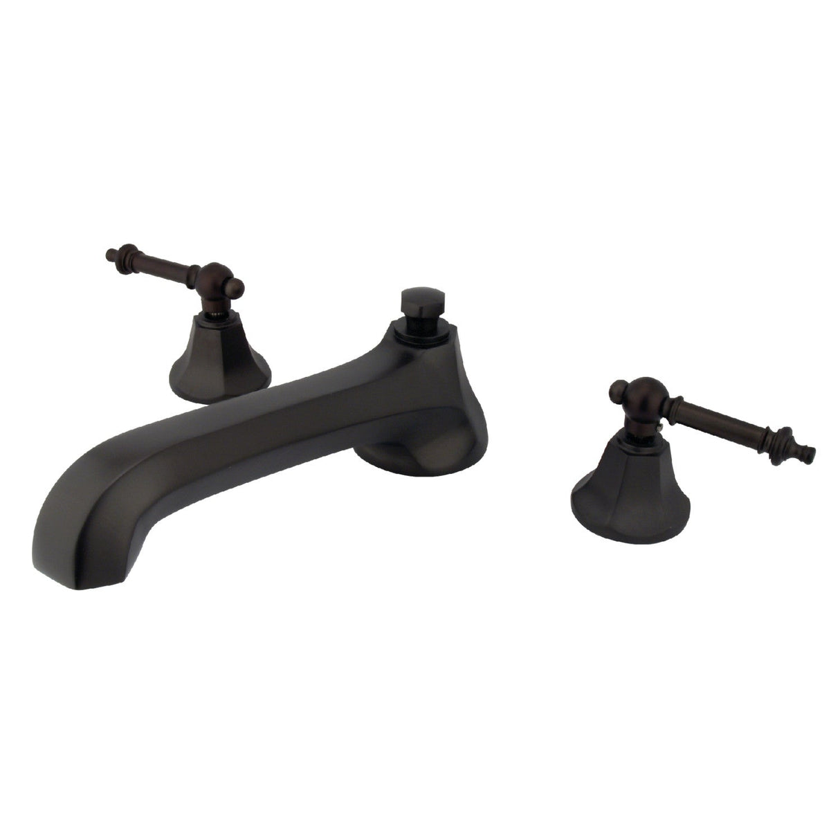 Metropolitan KS4305TL Two-Handle 3-Hole Deck Mount Roman Tub Faucet, Oil Rubbed Bronze