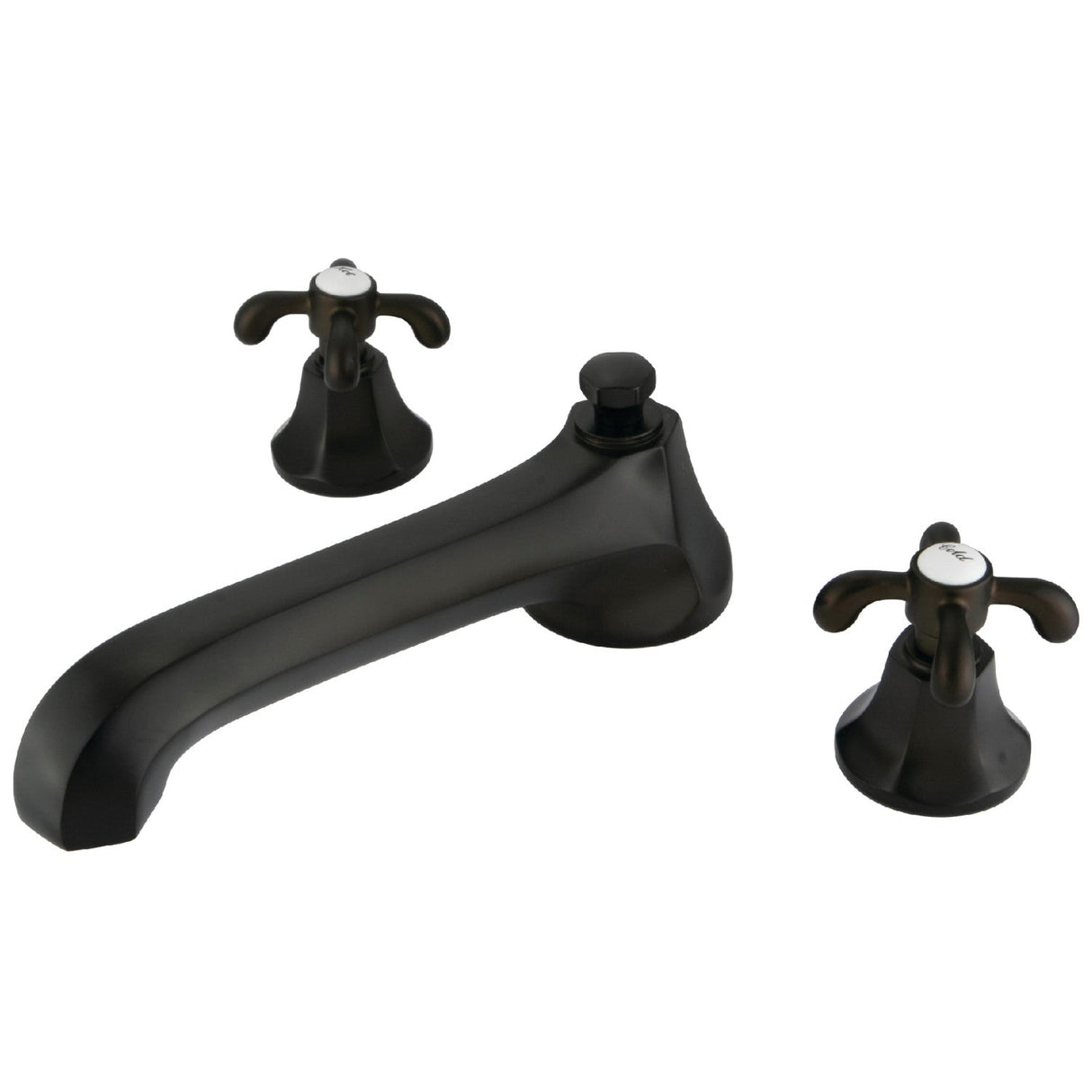 Vintage KS4305TX Two-Handle 3-Hole Deck Mount Roman Tub Faucet, Oil Rubbed Bronze