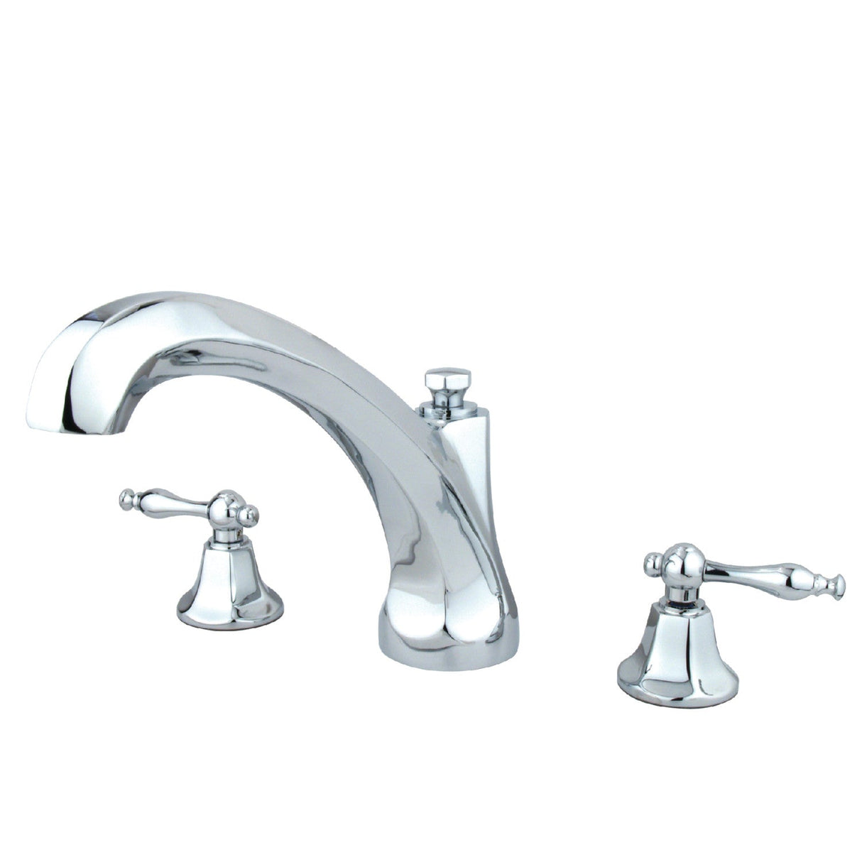 Metropolitan KS4321NL Two-Handle 3-Hole Deck Mount Roman Tub Faucet, Polished Chrome