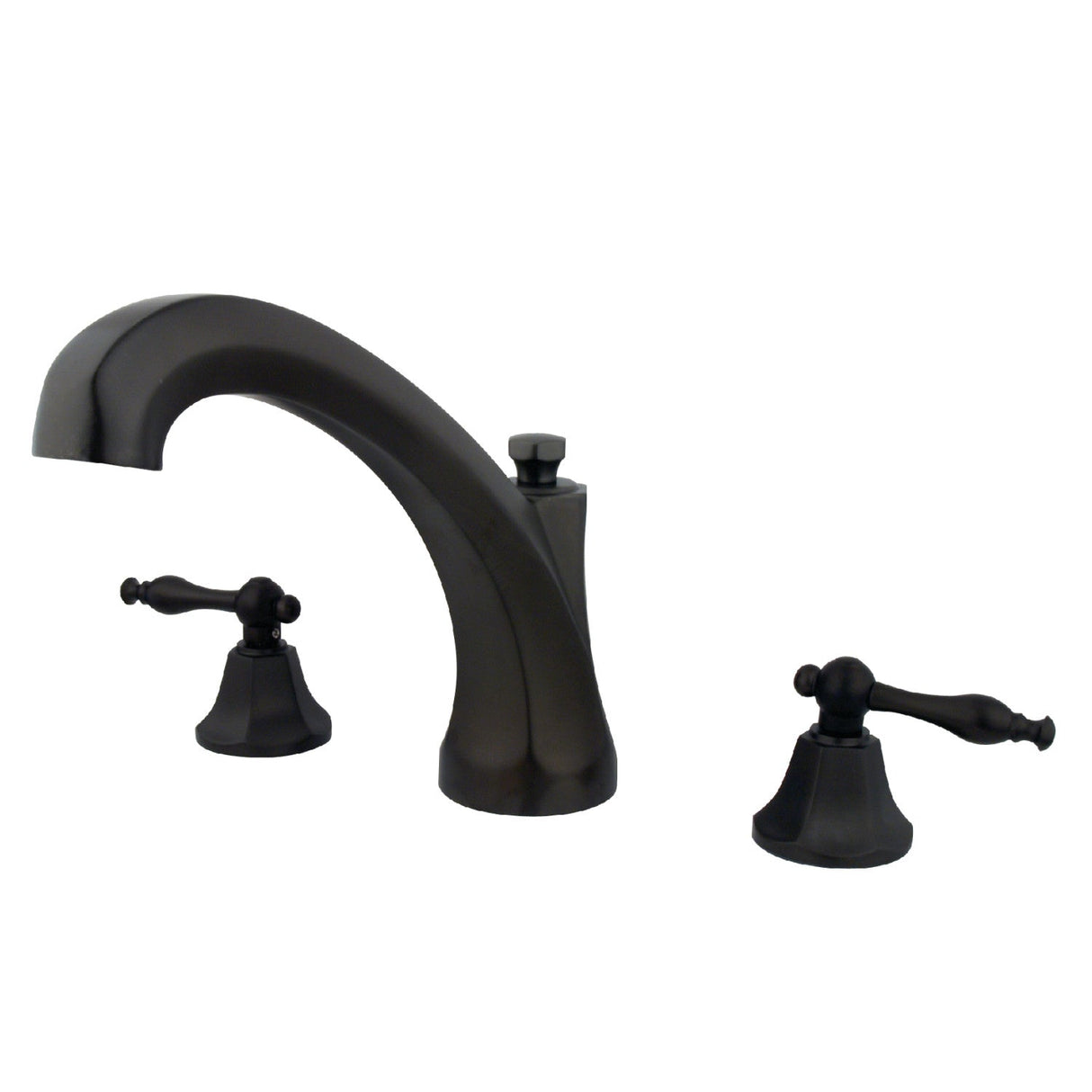 Metropolitan KS4325NL Two-Handle 3-Hole Deck Mount Roman Tub Faucet, Oil Rubbed Bronze