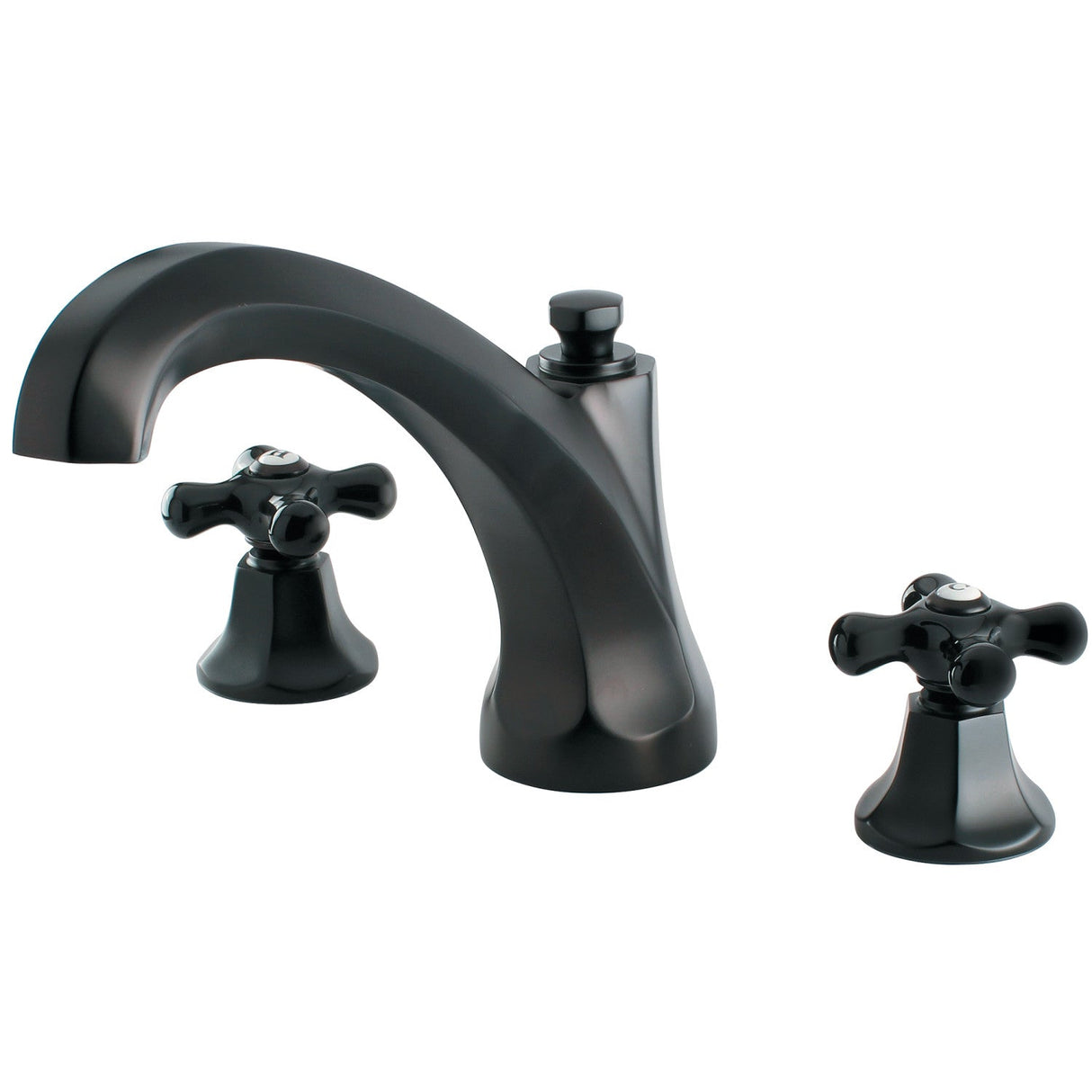 Duchess KS4325PKX Two-Handle 3-Hole Deck Mount Roman Tub Faucet, Oil Rubbed Bronze
