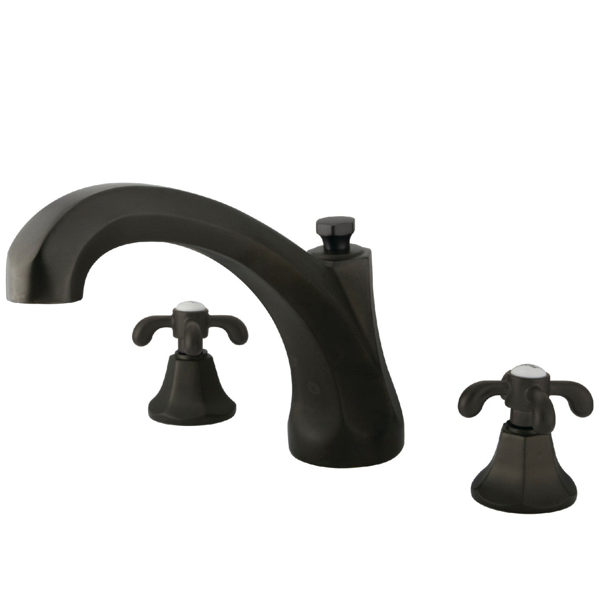 Vintage KS4325TX Two-Handle 3-Hole Deck Mount Roman Tub Faucet, Oil Rubbed Bronze