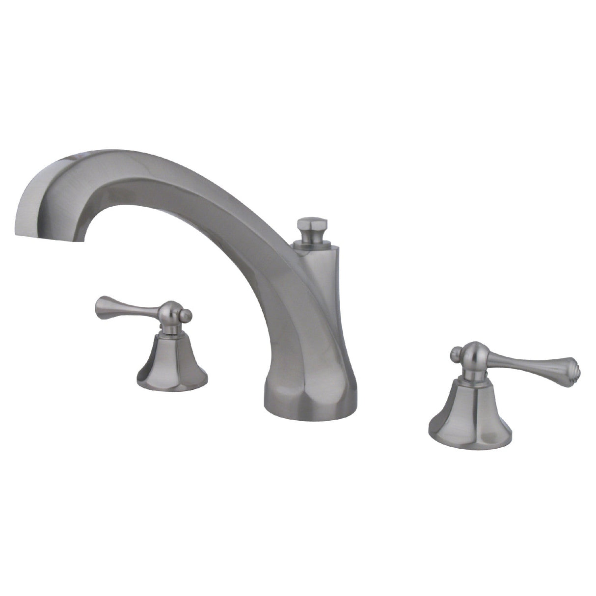 Vintage KS4328BL Two-Handle 3-Hole Deck Mount Roman Tub Faucet, Brushed Nickel