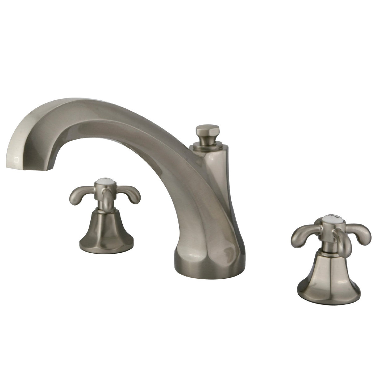 Vintage KS4328TX Two-Handle 3-Hole Deck Mount Roman Tub Faucet, Brushed Nickel