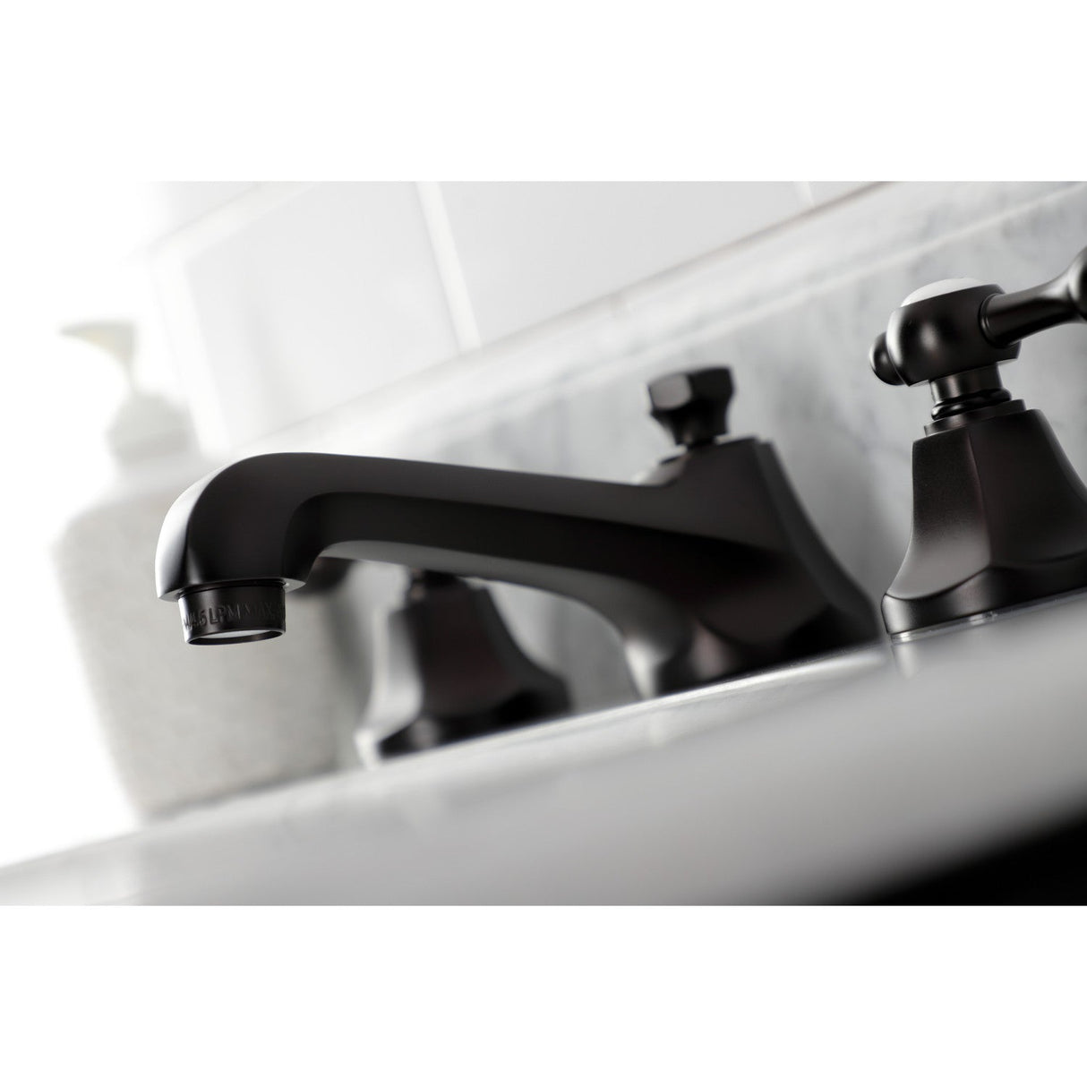 Tudor KS4465TAL Two-Handle 3-Hole Deck Mount Widespread Bathroom Faucet with Brass Pop-Up, Oil Rubbed Bronze