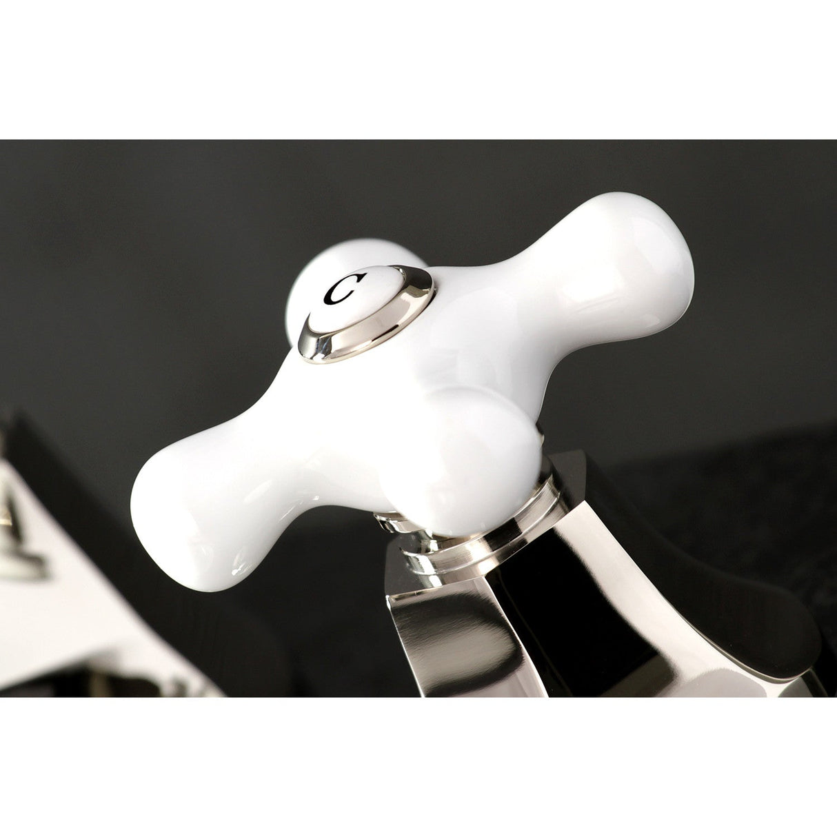 Metropolitan KS4466PX Two-Handle 3-Hole Deck Mount Widespread Bathroom Faucet with Brass Pop-Up, Polished Nickel