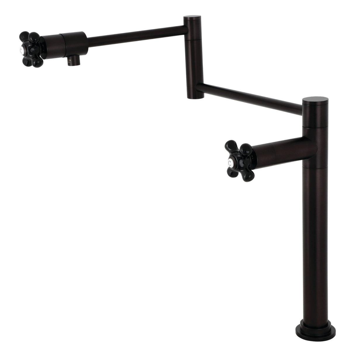 Duchess KS4705PKX Single-Hole Deck Mount Pot Filler, Oil Rubbed Bronze