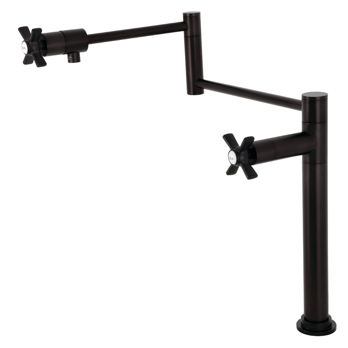 Millennium KS4705ZX Single-Hole Deck Mount Pot Filler, Oil Rubbed Bronze
