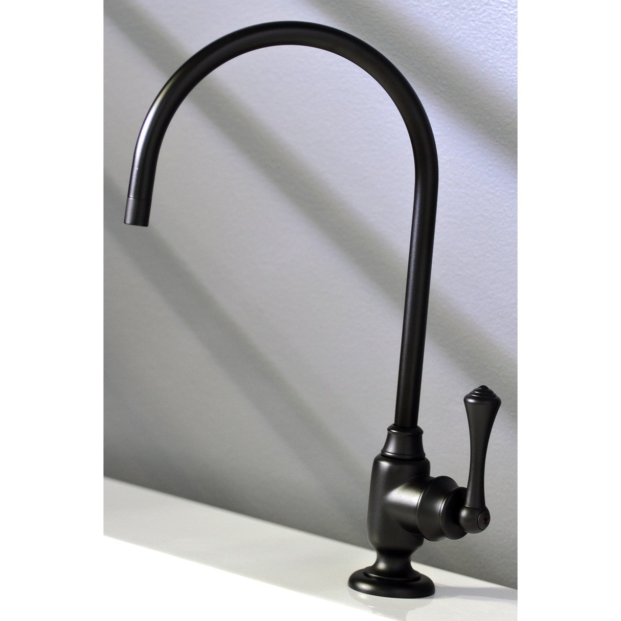 Vintage KS5190BL Single-Handle 1-Hole Deck Mount Water Filtration Faucet, Matte Black