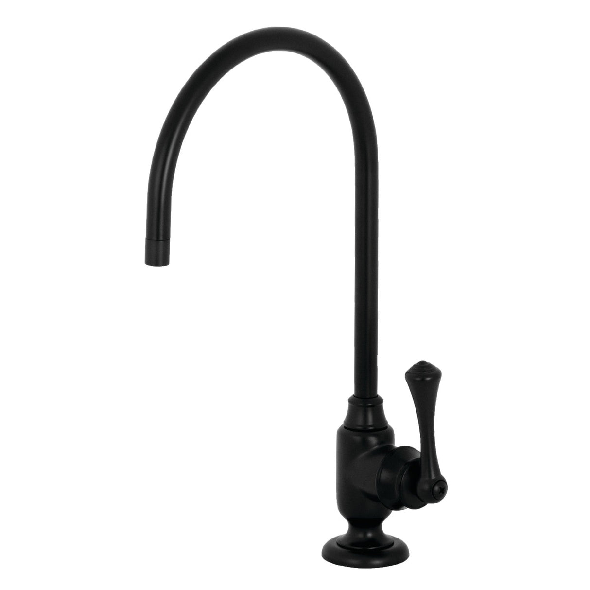 Vintage KS5190BL Single-Handle 1-Hole Deck Mount Water Filtration Faucet, Matte Black