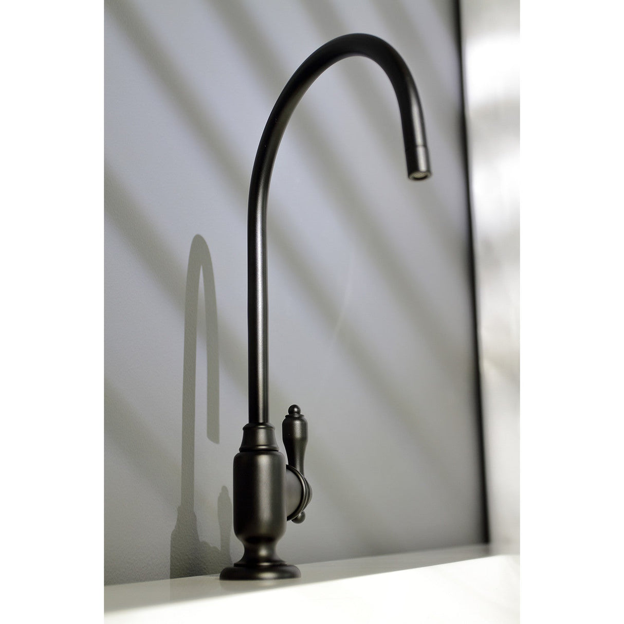 Tudor KS5190TAL Single-Handle 1-Hole Deck Mount Water Filtration Faucet, Matte Black