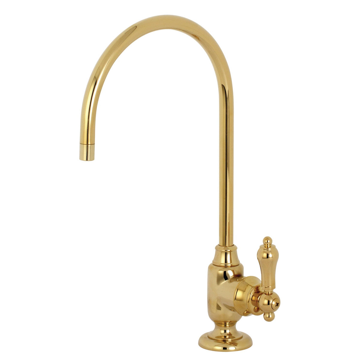Heirloom KS5192BAL Single-Handle 1-Hole Deck Mount Water Filtration Faucet, Polished Brass