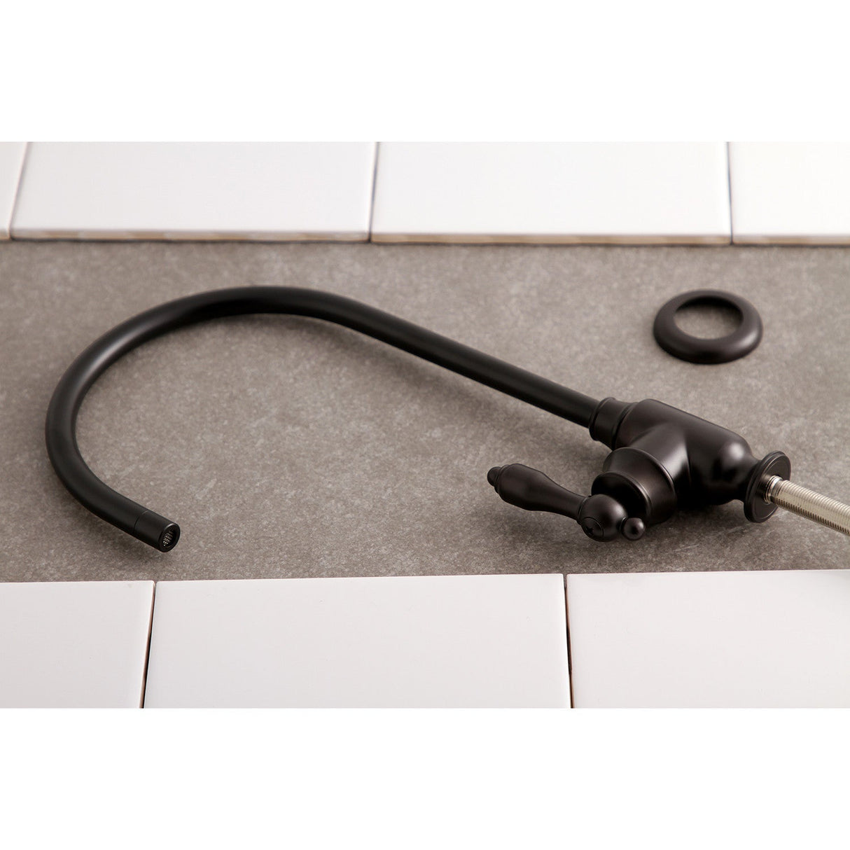 Tudor KS5195TAL Single-Handle 1-Hole Deck Mount Water Filtration Faucet, Oil Rubbed Bronze
