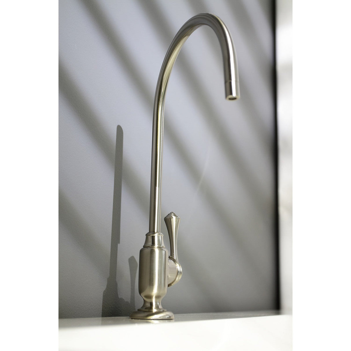 Vintage KS5198BL Single-Handle 1-Hole Deck Mount Water Filtration Faucet, Brushed Nickel