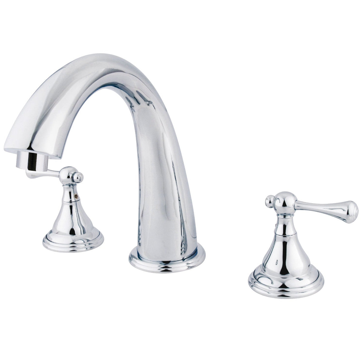 Vintage KS5361BL Two-Handle 3-Hole Deck Mount Roman Tub Faucet, Polished Chrome