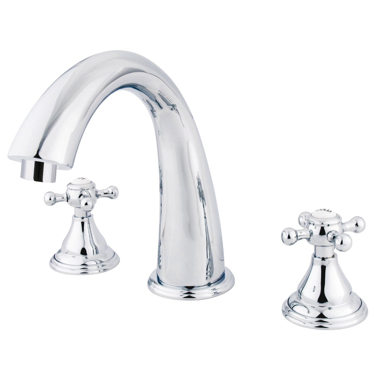 Vintage KS5361BX Two-Handle 3-Hole Deck Mount Roman Tub Faucet, Polished Chrome