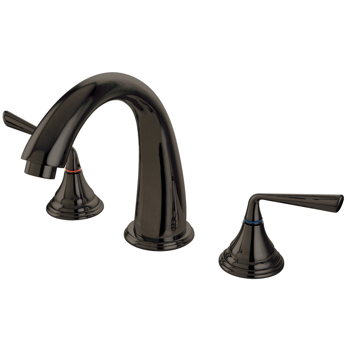 Silver Sage KS5365ZL Two-Handle 3-Hole Deck Mount Roman Tub Faucet, Oil Rubbed Bronze