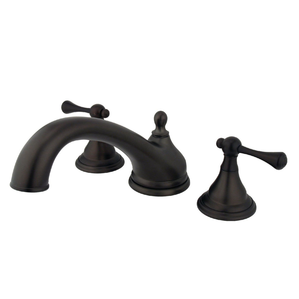 Vintage KS5535BL Two-Handle 3-Hole Deck Mount Roman Tub Faucet, Oil Rubbed Bronze