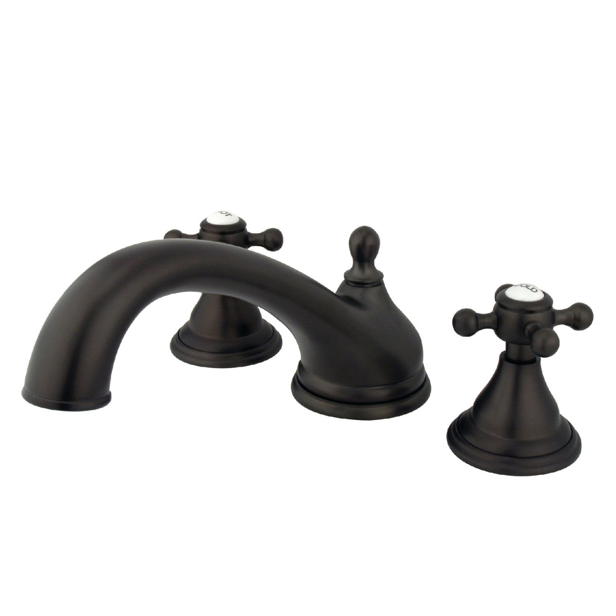 Vintage KS5535BX Two-Handle 3-Hole Deck Mount Roman Tub Faucet, Oil Rubbed Bronze