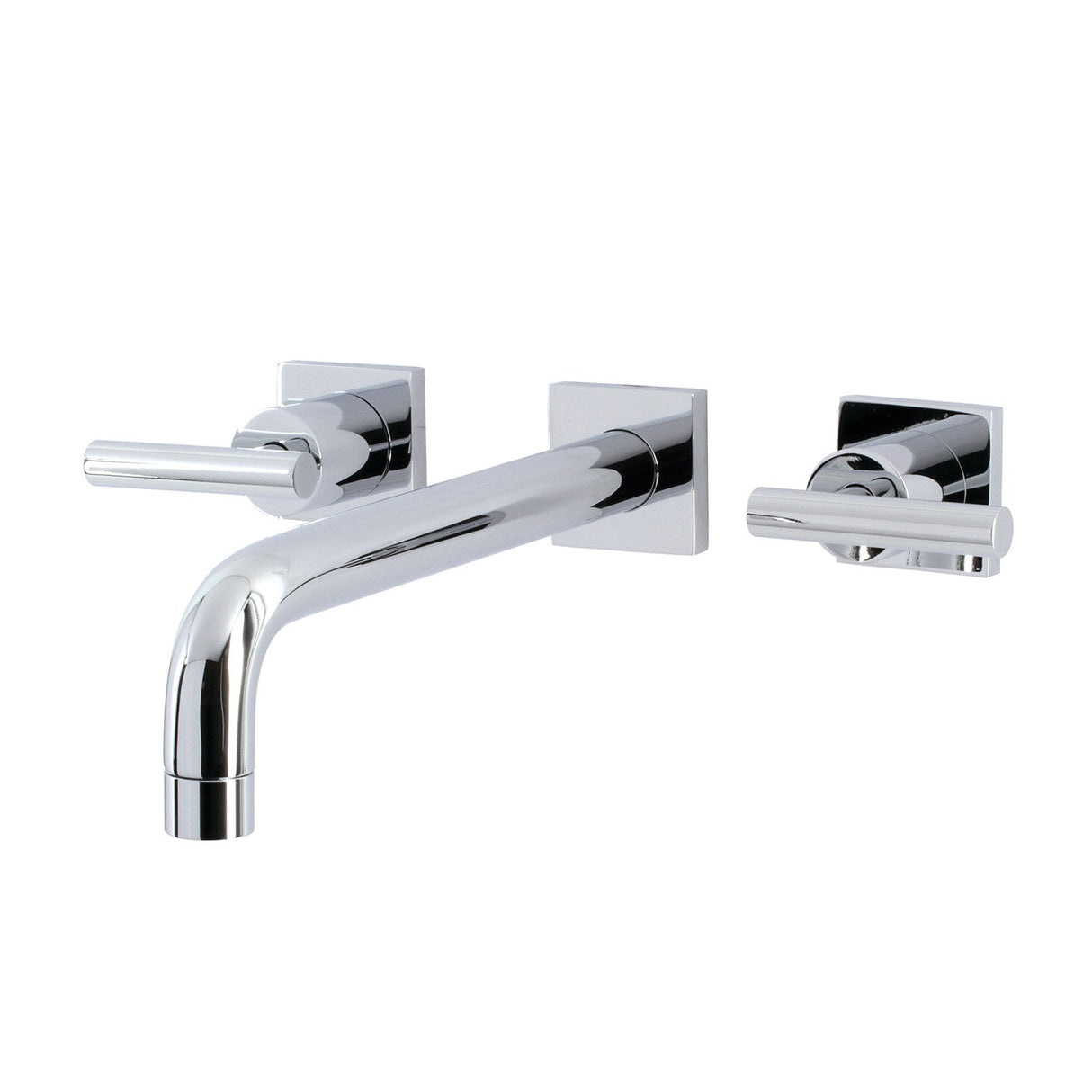 Manhattan KS6021CML Two-Handle 3-Hole Wall Mount Roman Tub Faucet, Polished Chrome