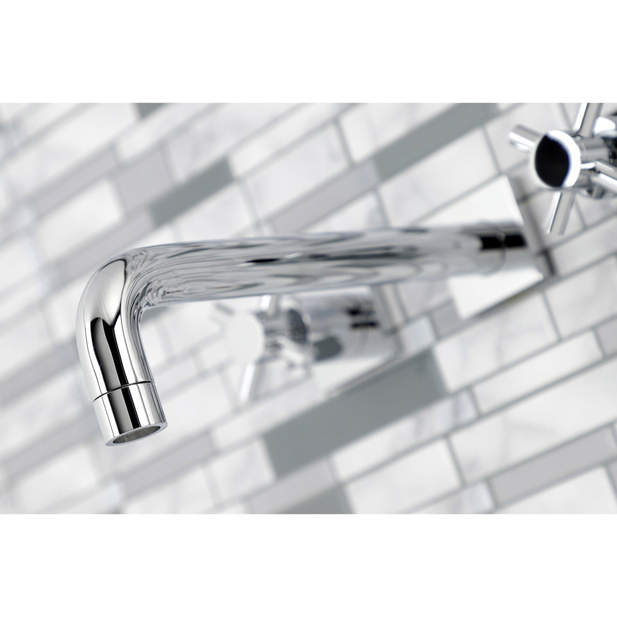 Concord KS6021DX Two-Handle 3-Hole Wall Mount Roman Tub Faucet, Polished Chrome