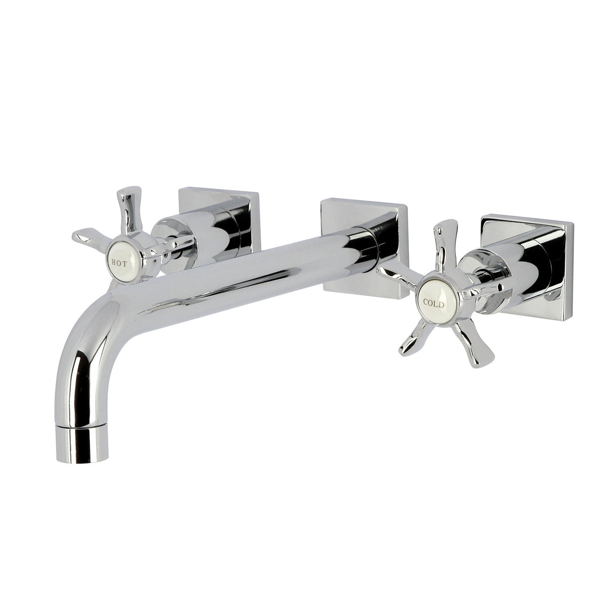 Hamilton KS6021NX Two-Handle 3-Hole Wall Mount Roman Tub Faucet, Polished Chrome