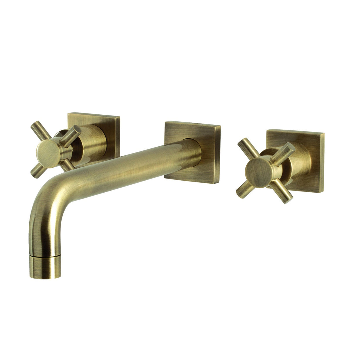 Concord KS6023DX Two-Handle 3-Hole Wall Mount Roman Tub Faucet, Antique Brass