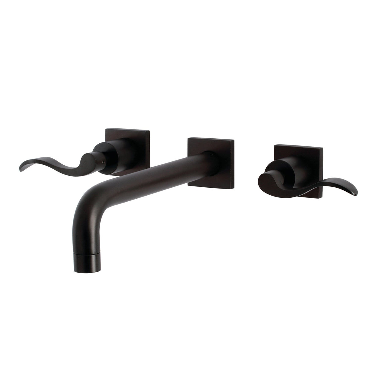 NuWave KS6025DFL Two-Handle 3-Hole Wall Mount Roman Tub Faucet, Oil Rubbed Bronze