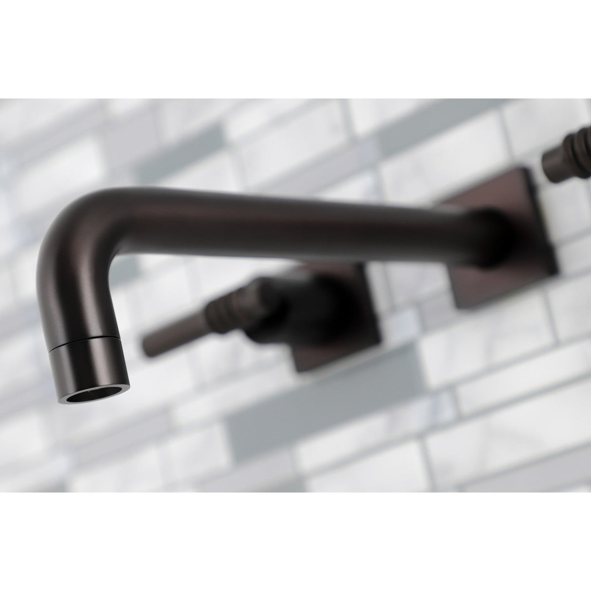 Milano KS6025ML Two-Handle 3-Hole Wall Mount Roman Tub Faucet, Oil Rubbed Bronze