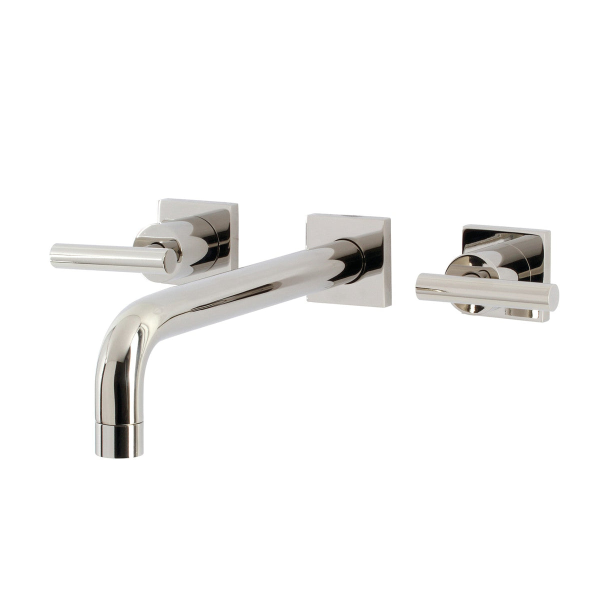 Manhattan KS6026CML Two-Handle 3-Hole Wall Mount Roman Tub Faucet, Polished Nickel