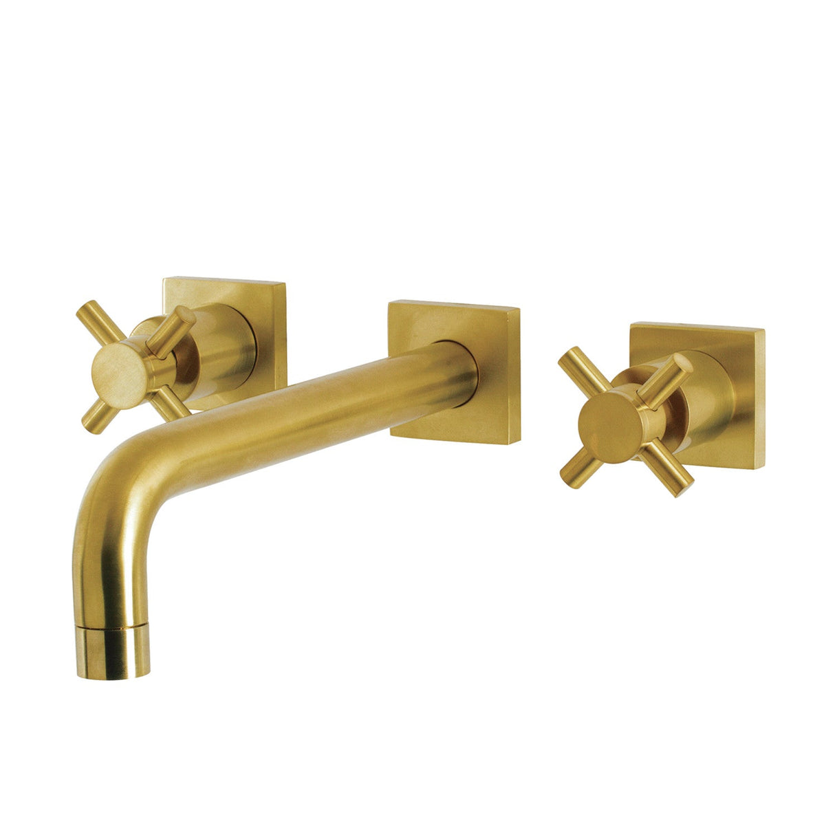Concord KS6027DX Two-Handle 3-Hole Wall Mount Roman Tub Faucet, Brushed Brass