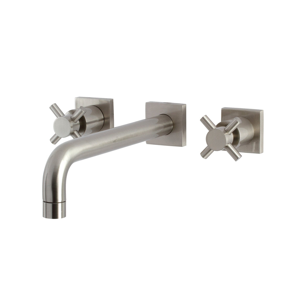 Concord KS6028DX Two-Handle 3-Hole Wall Mount Roman Tub Faucet, Brushed Nickel