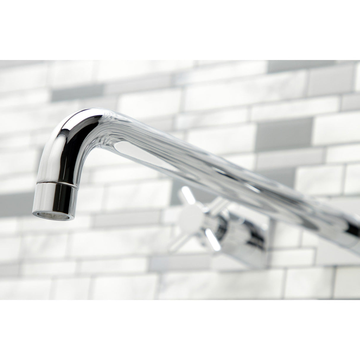 Concord KS6041DX Two-Handle 3-Hole Wall Mount Roman Tub Faucet, Polished Chrome