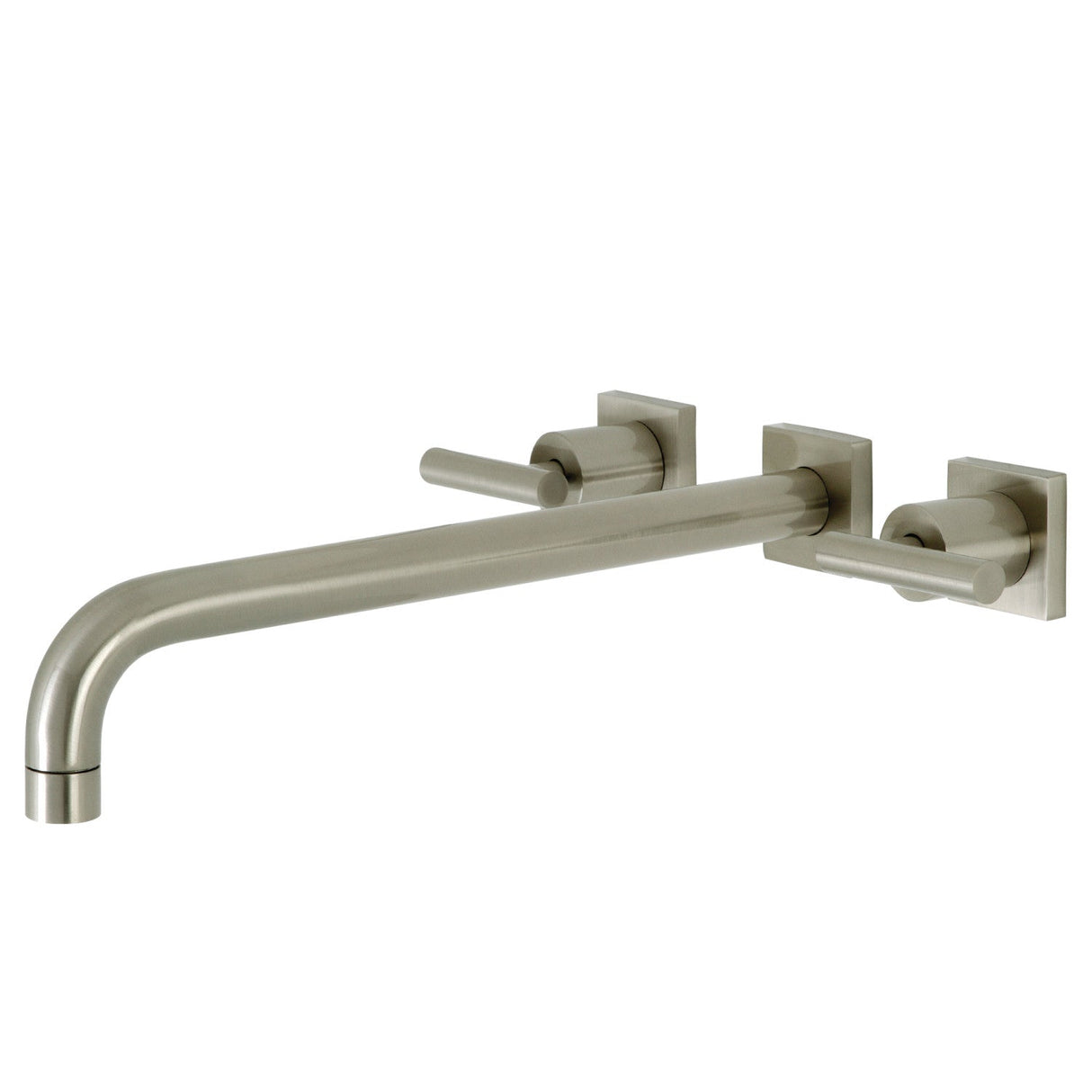 Manhattan KS6048CML Two-Handle 3-Hole Wall Mount Roman Tub Faucet, Brushed Nickel