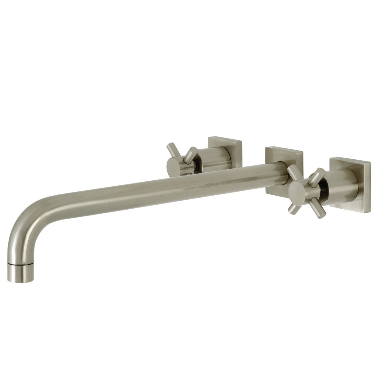 Concord KS6048DX Two-Handle 3-Hole Wall Mount Roman Tub Faucet, Brushed Nickel