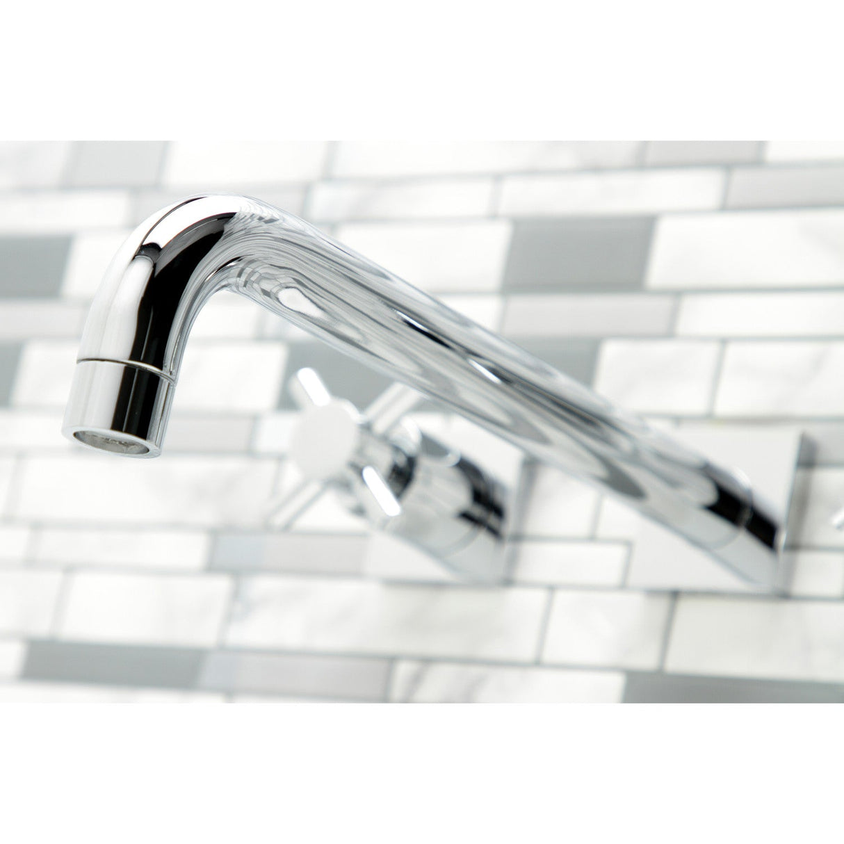 Concord KS6051DX Two-Handle 3-Hole Wall Mount Roman Tub Faucet, Polished Chrome