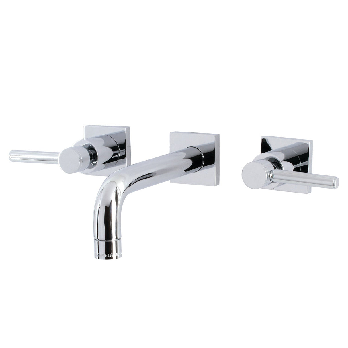 Concord KS6121DL Two-Handle 3-Hole Wall Mount Bathroom Faucet, Polished Chrome