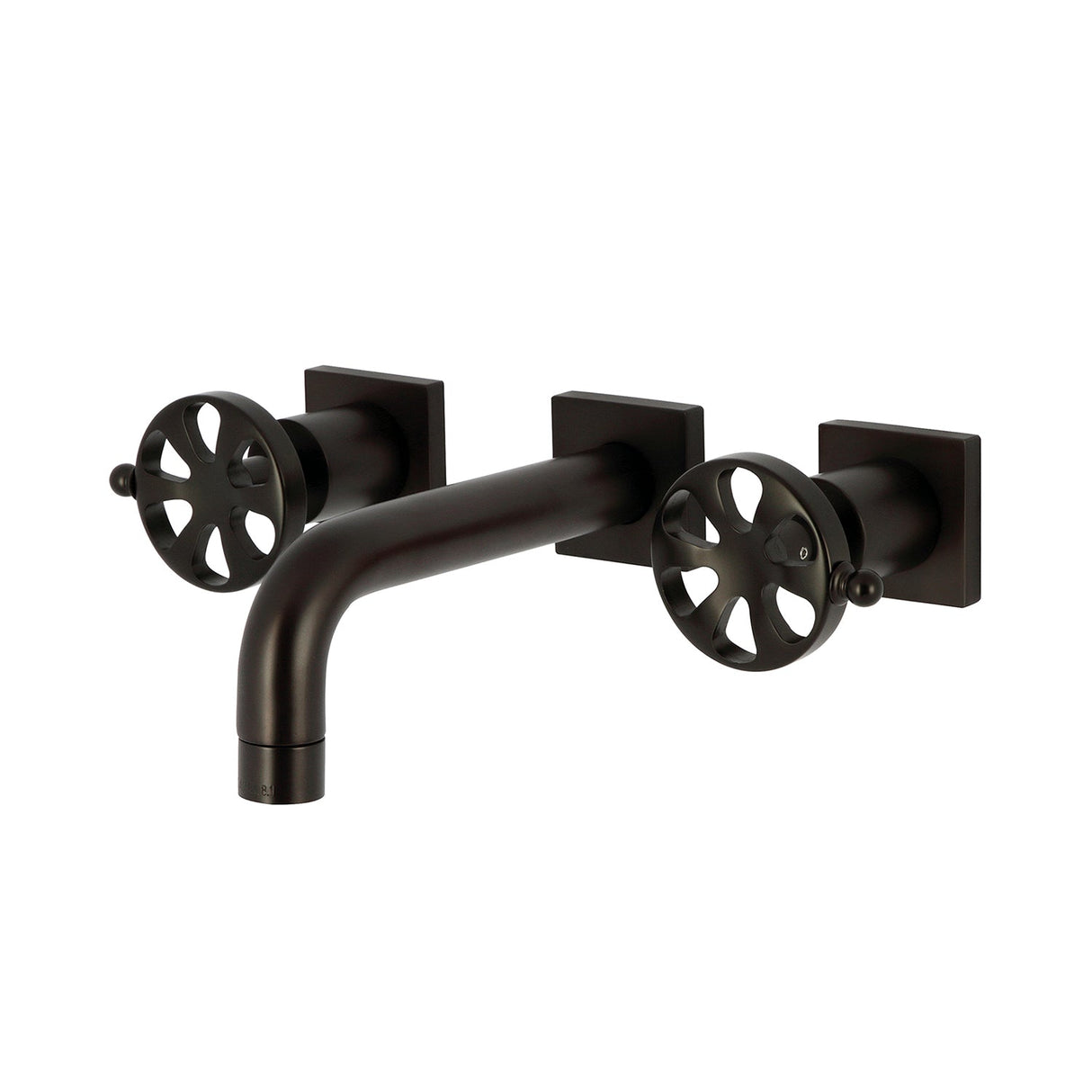 Belknap KS6125RX Two-Handle 3-Hole Wall Mount Bathroom Faucet, Oil Rubbed Bronze