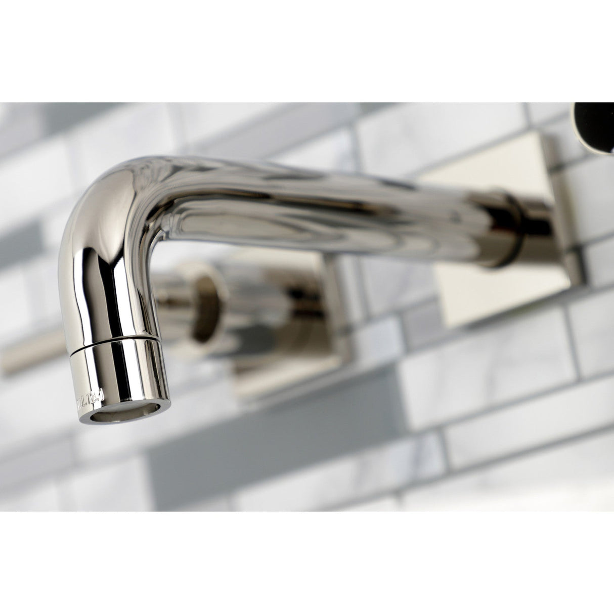 Concord KS6126DL Two-Handle 3-Hole Wall Mount Bathroom Faucet, Polished Nickel