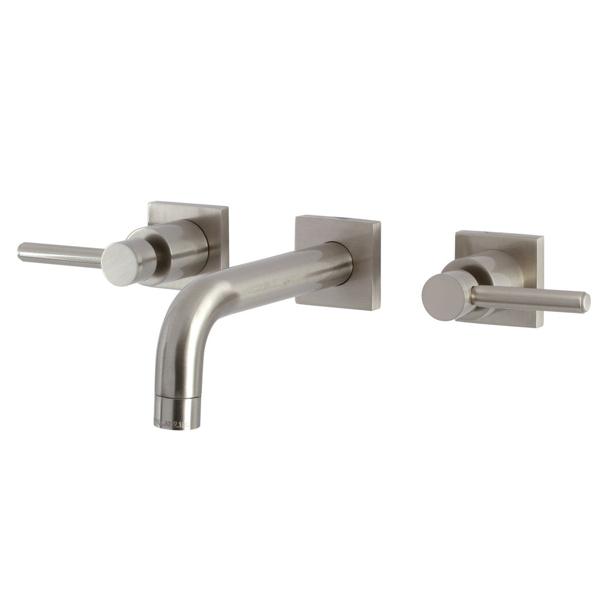 Concord KS6128DL Two-Handle 3-Hole Wall Mount Bathroom Faucet, Brushed Nickel