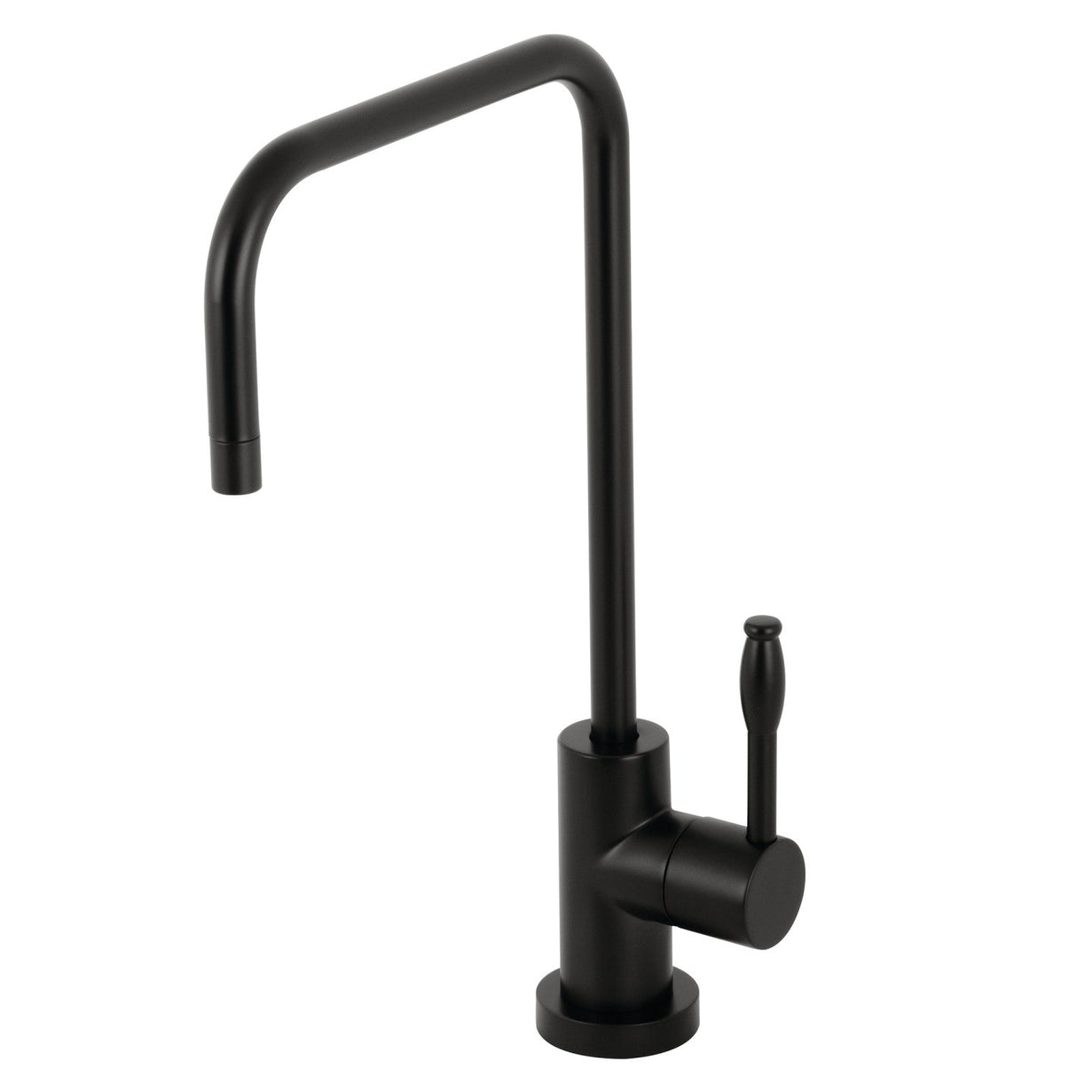 Nustudio KS6190NKL Single-Handle 1-Hole Deck Mount Water Filtration Faucet, Matte Black