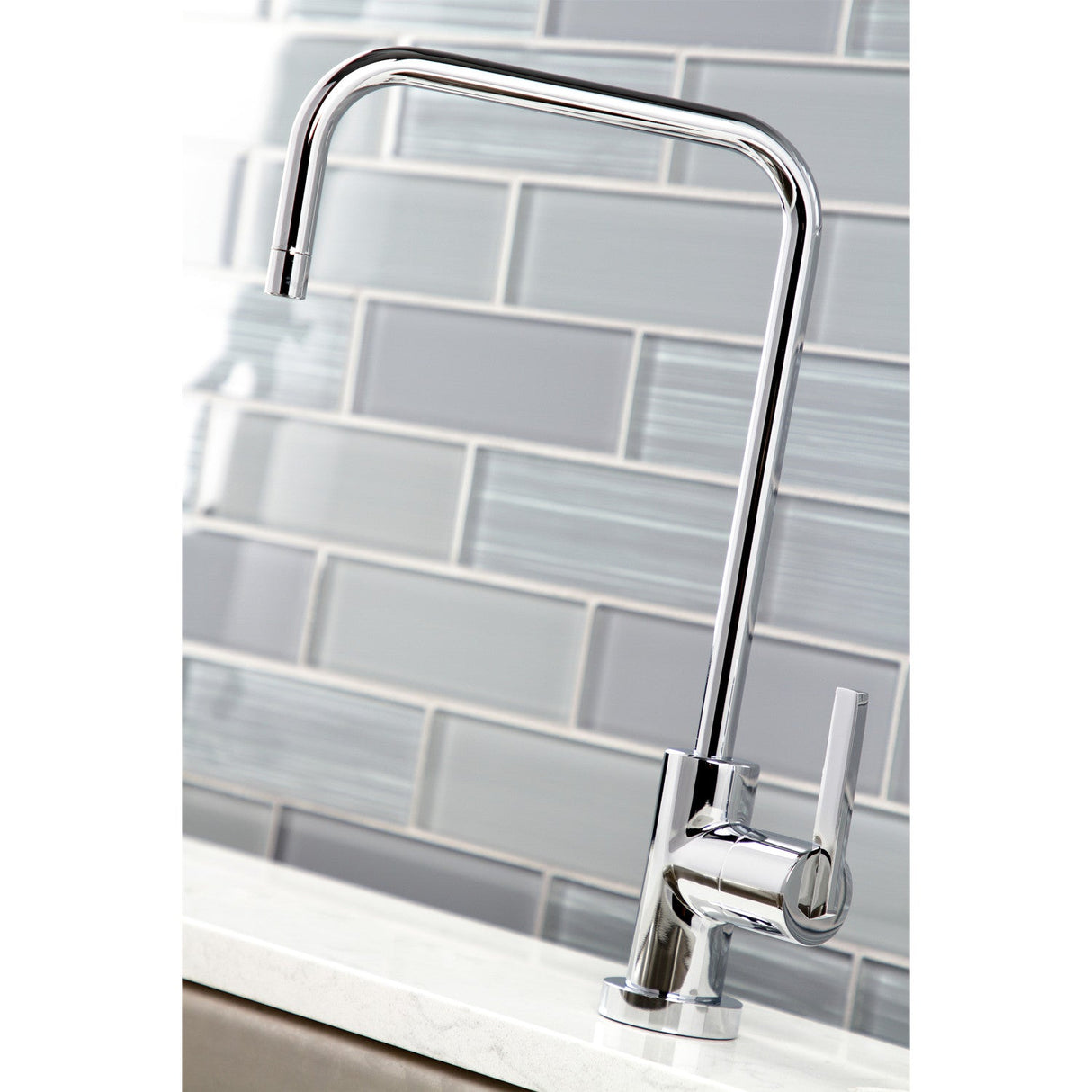 Continental KS6191CTL Single-Handle 1-Hole Deck Mount Water Filtration Faucet, Polished Chrome