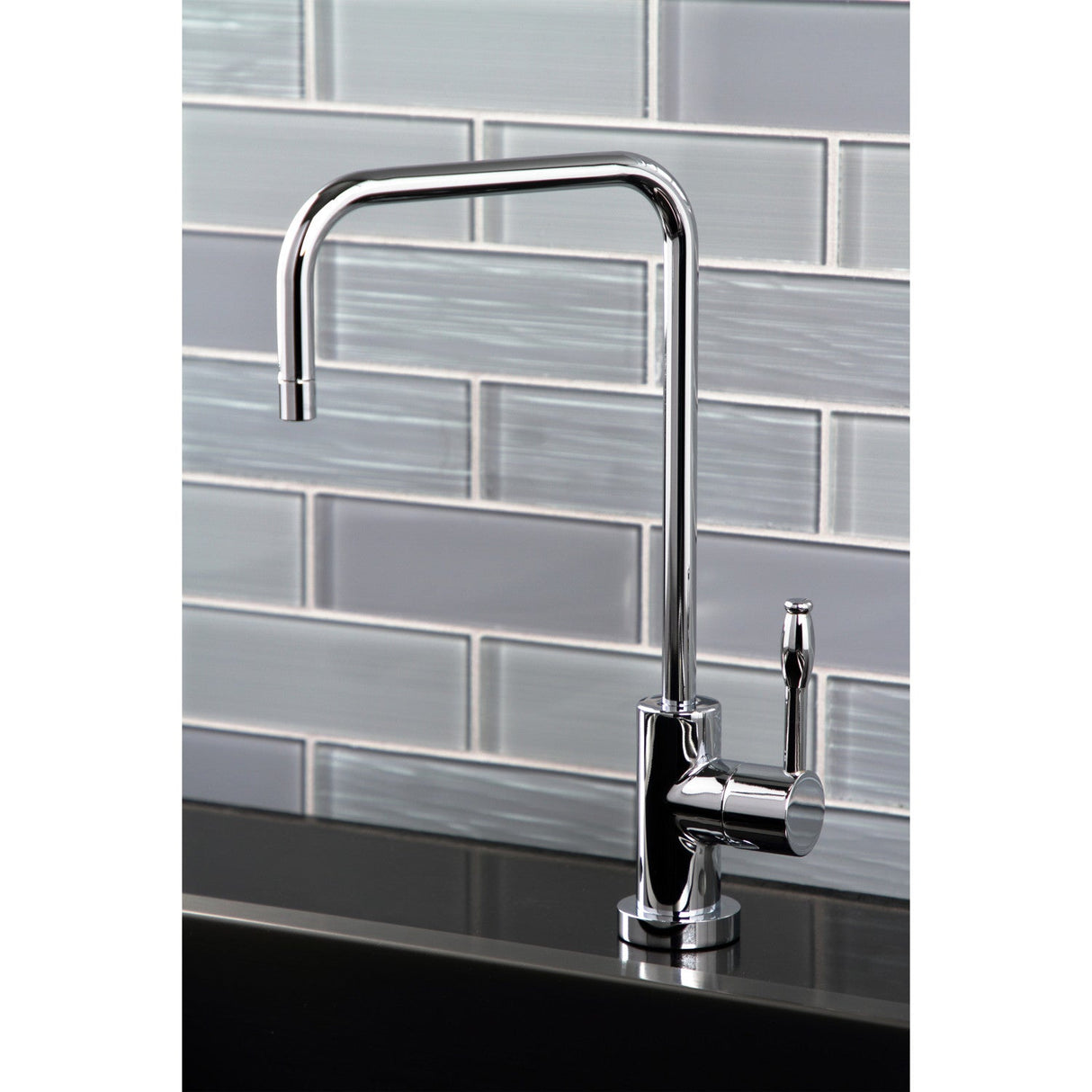 Nustudio KS6191NKL Single-Handle 1-Hole Deck Mount Water Filtration Faucet, Polished Chrome