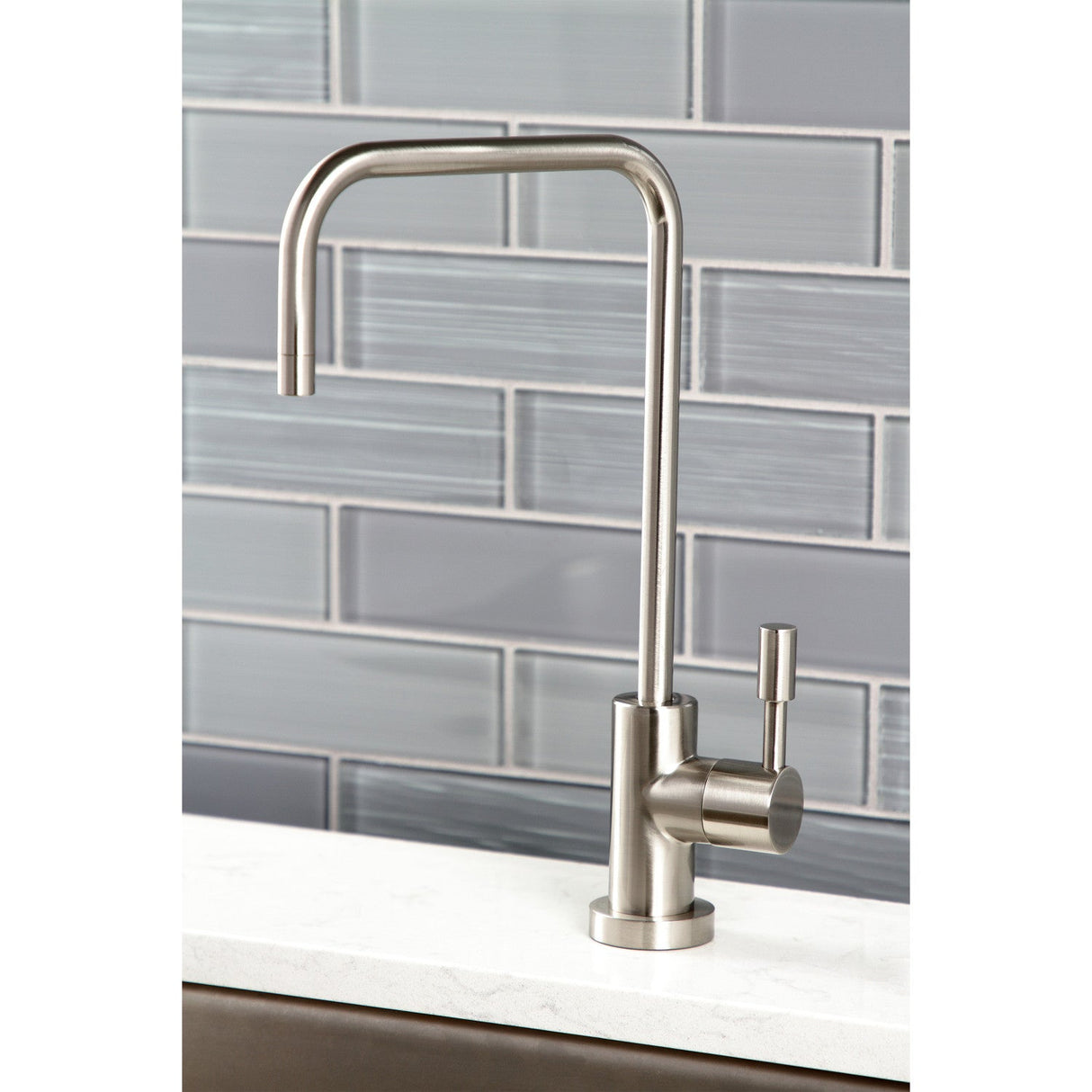 Concord KS6198DL Single-Handle 1-Hole Deck Mount Water Filtration Faucet, Brushed Nickel