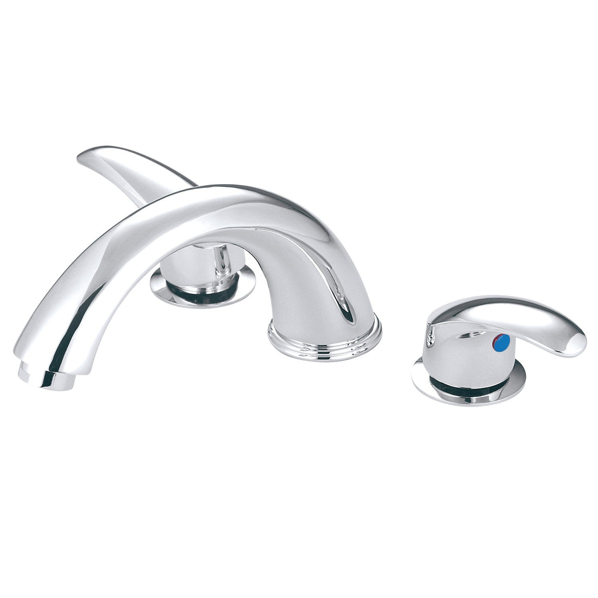 KS6361LL Two-Handle 3-Hole Deck Mount Roman Tub Faucet, Polished Chrome