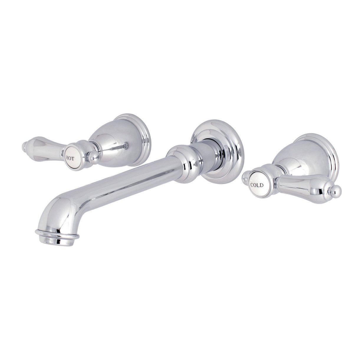Heirloom KS7021BAL Two-Handle 3-Hole Wall Mount Roman Tub Faucet, Polished Chrome