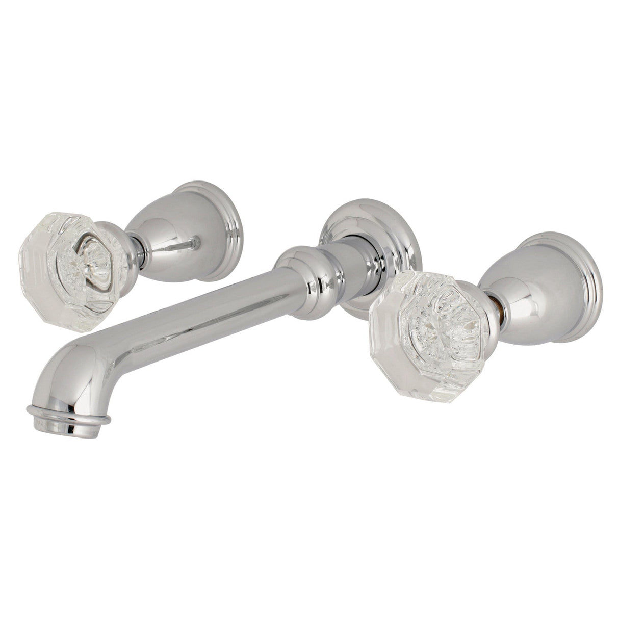 Celebrity KS7121WCL Two-Handle 3-Hole Wall Mount Bathroom Faucet, Polished Chrome