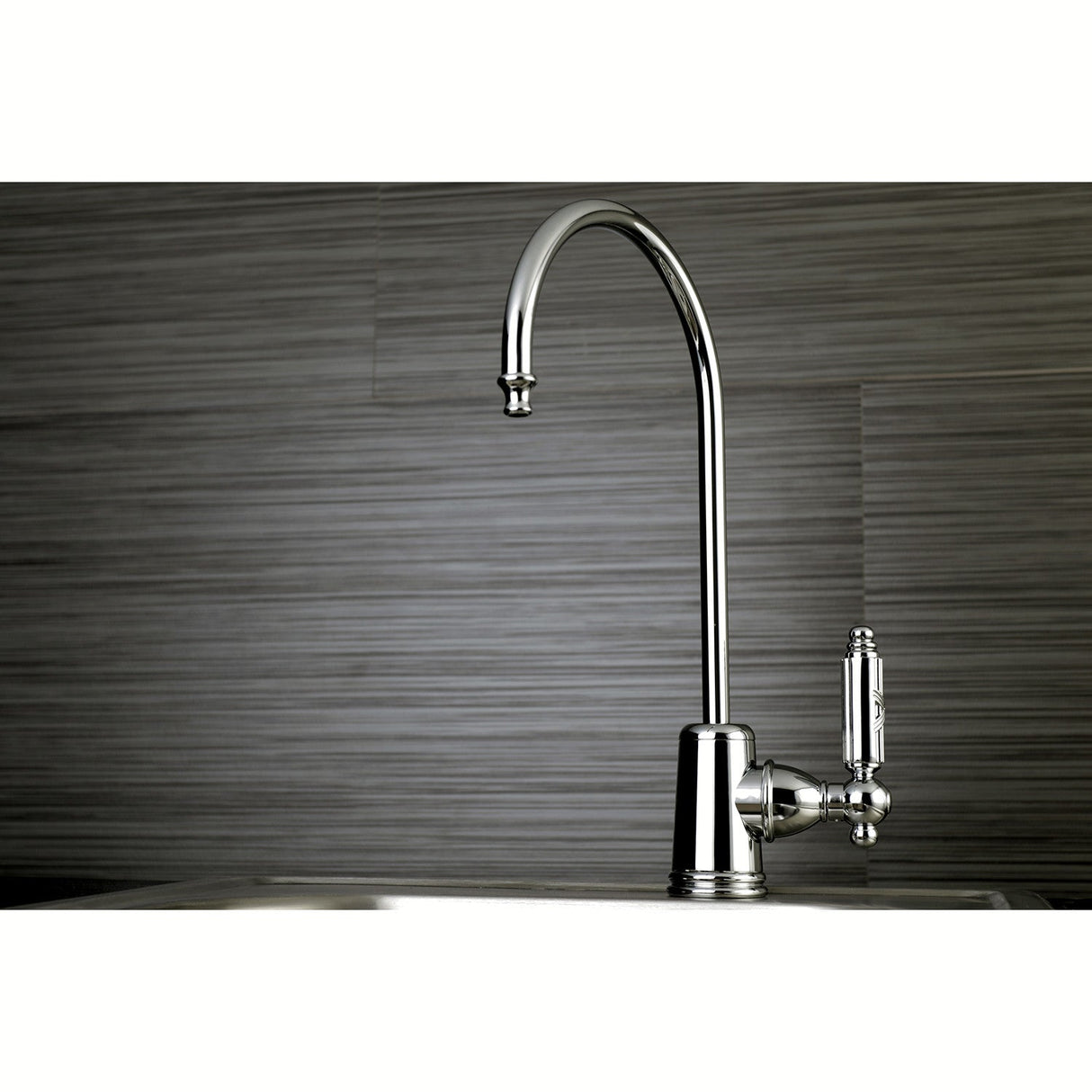 Georgian KS7191GL Single-Handle 1-Hole Deck Mount Water Filtration Faucet, Polished Chrome
