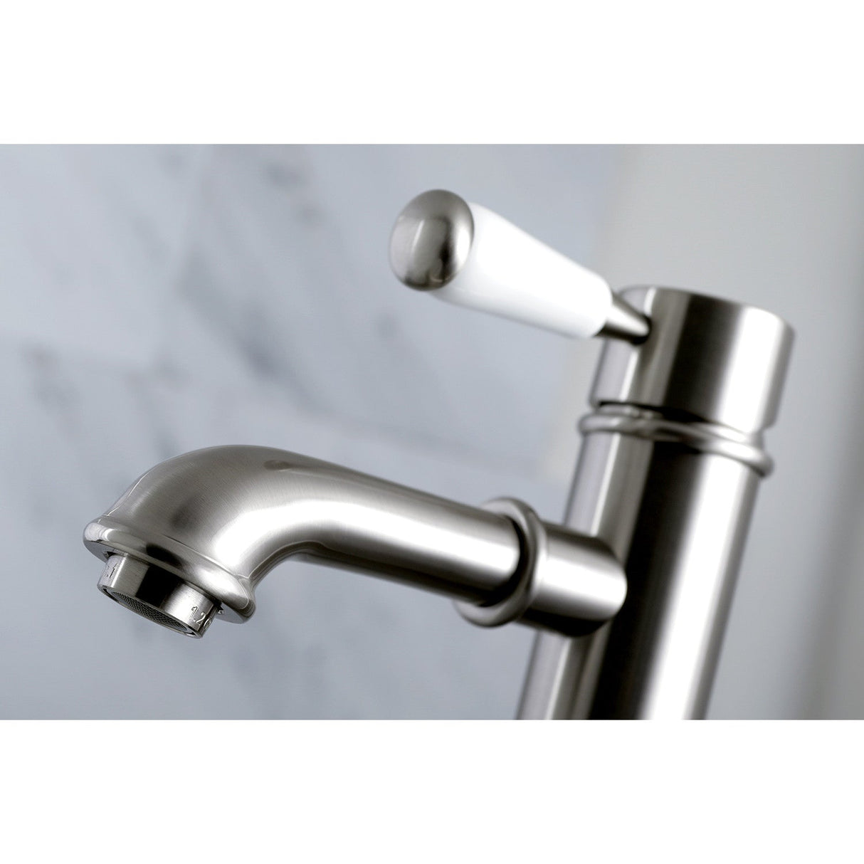 Paris KS7218DPL Single-Handle 1-Hole Deck Mount Vessel Faucet, Brushed Nickel